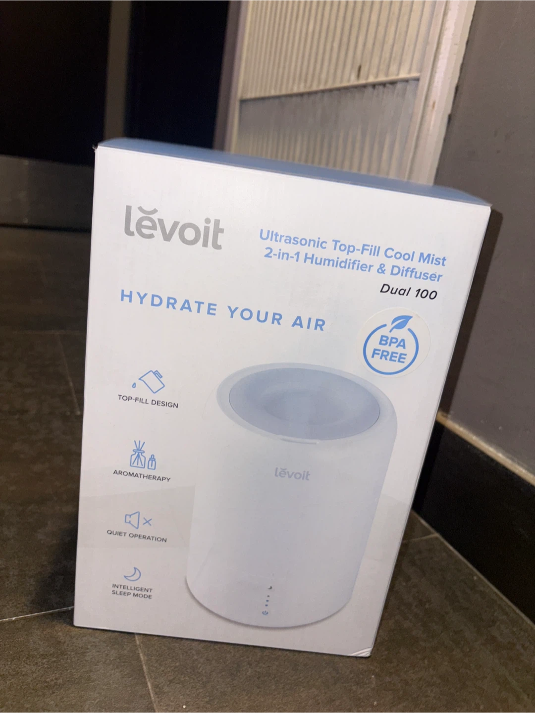 Levoit Dual 100 Ultrasonic Humidifier & Diffuser