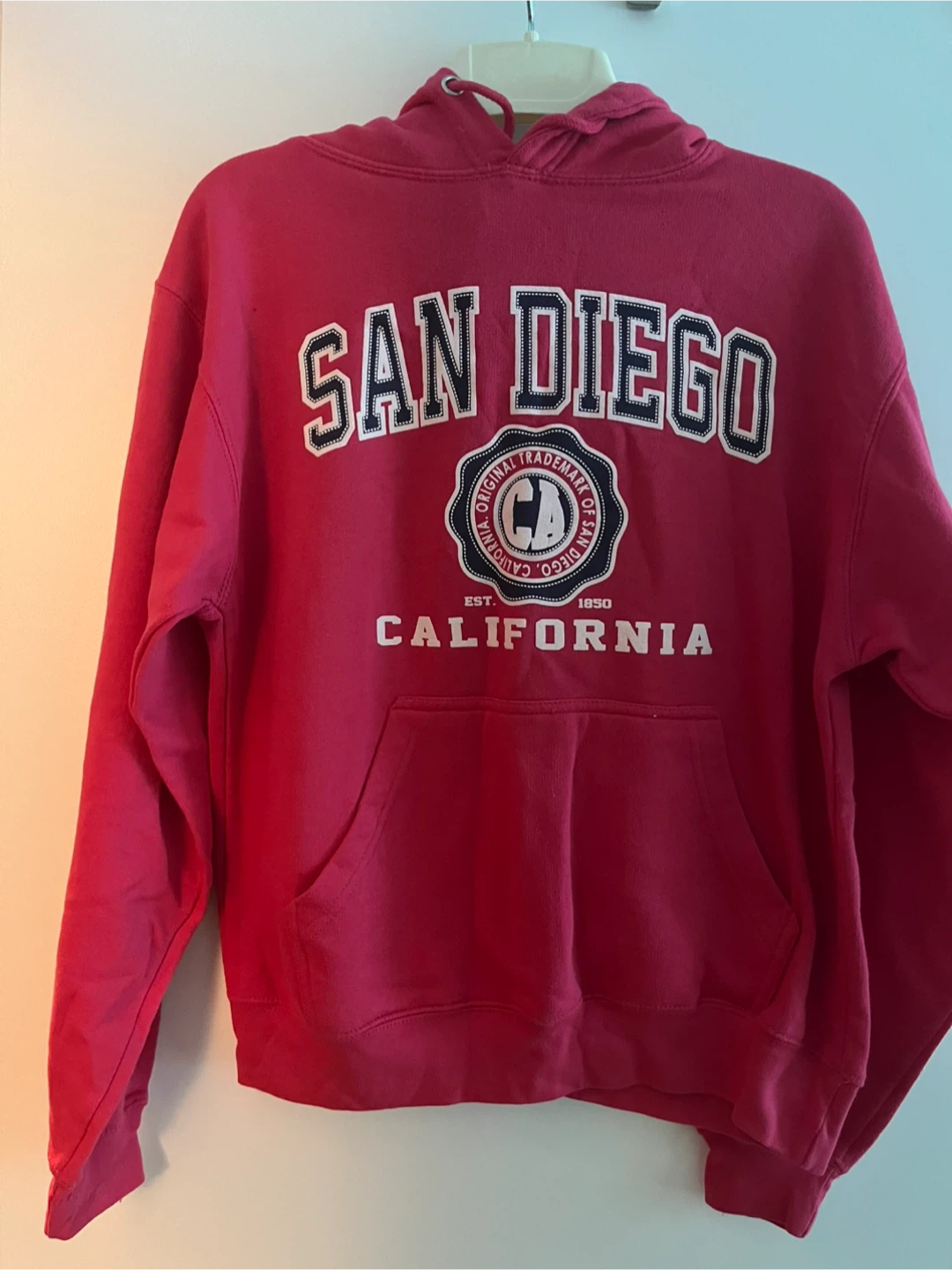 San Diego California Hoodie Size S