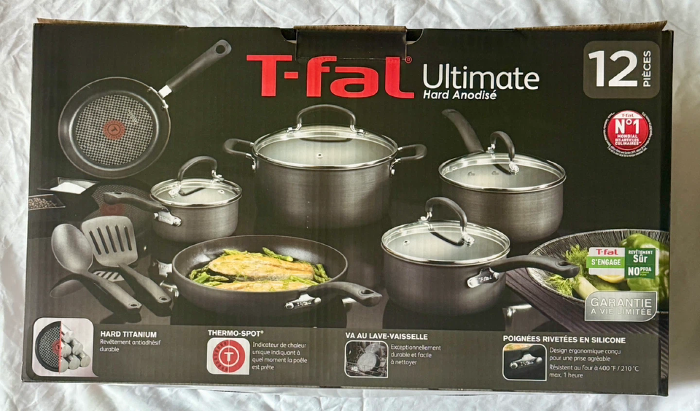 T-Fal 12-Piece Hard Anodized Ultimate