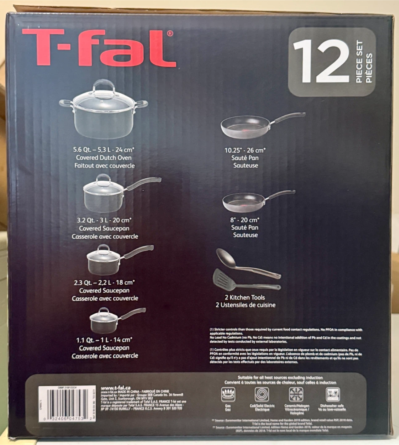 T-Fal 12-Piece Hard Anodized Ultimate - photo 2