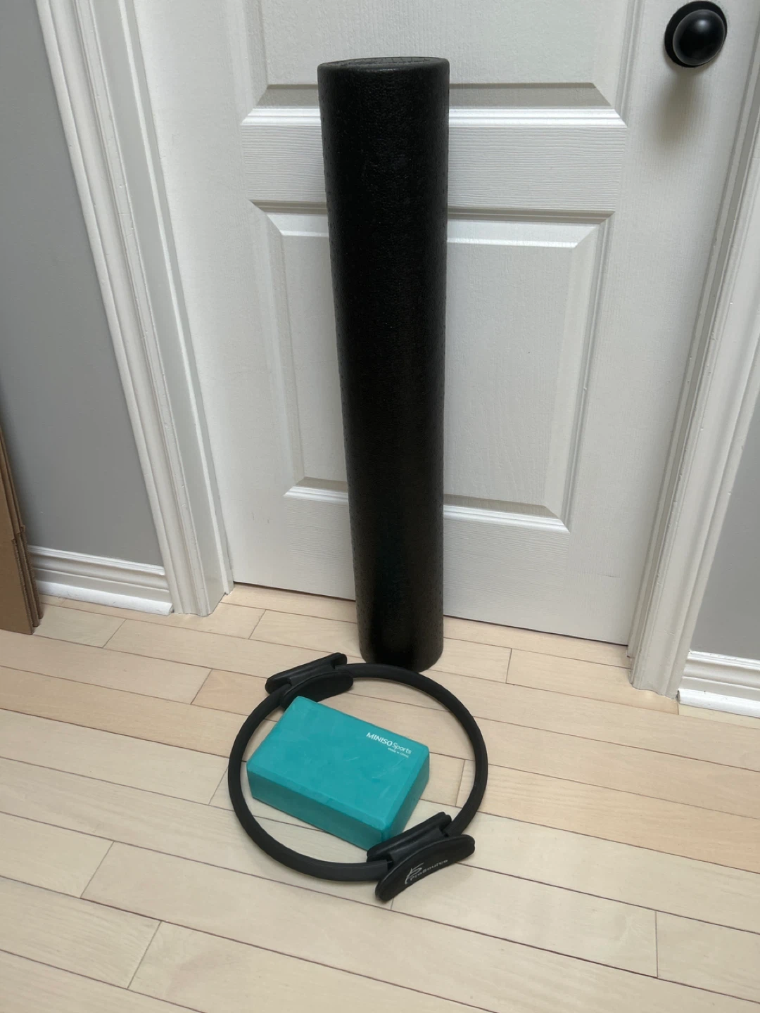 Fitness Bundle: Foam Roller, Pilates Ring, and Yoga Block