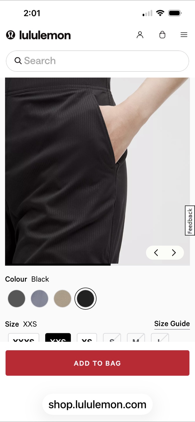 Size 6 Lululemon slim fit Navy Blue Dance studio pants size 6 - photo 2