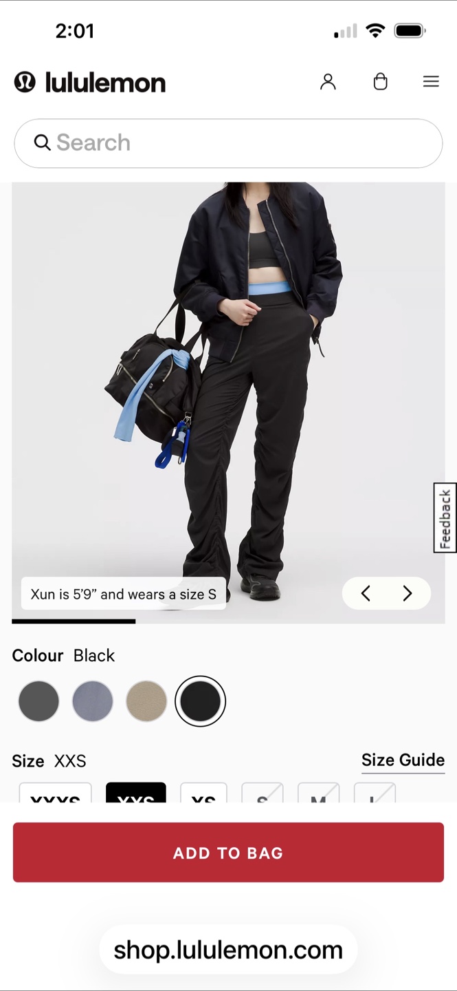 Size 6 Lululemon slim fit Navy Blue Dance studio pants size 6