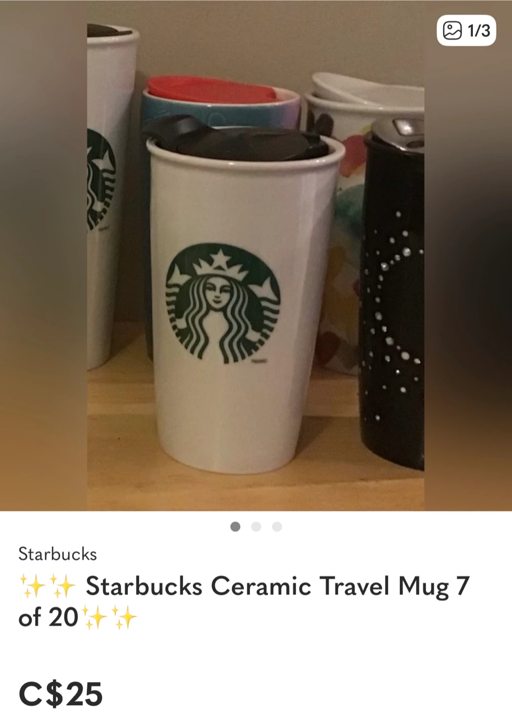 ✨✨Starbucks Ceramic Travel Mug 7 of 20 🏆