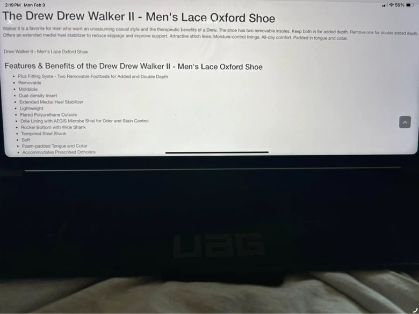 Drew Walker II Men's Black Calf Lace Oxford Shoes Size 10W - photo 4