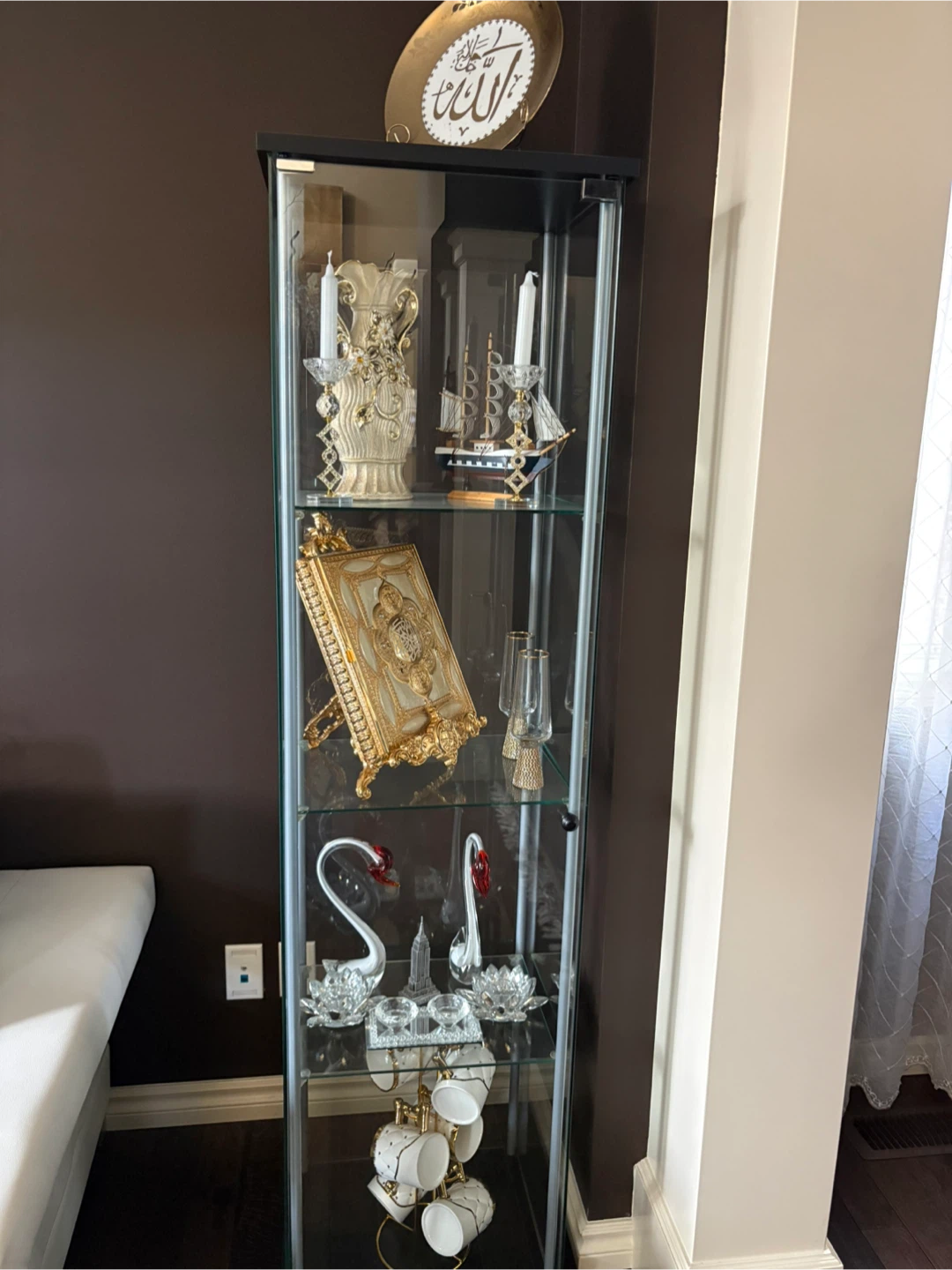 IKEA DETOLF Glass-Door Cabinet