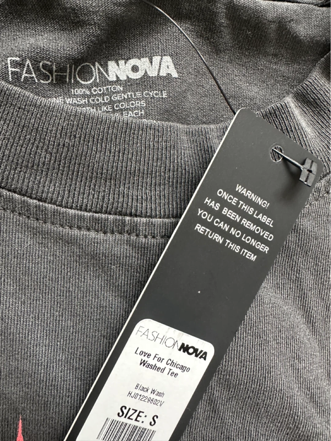 New Fashion Nova 100% cotton Tee - Size S - photo 3