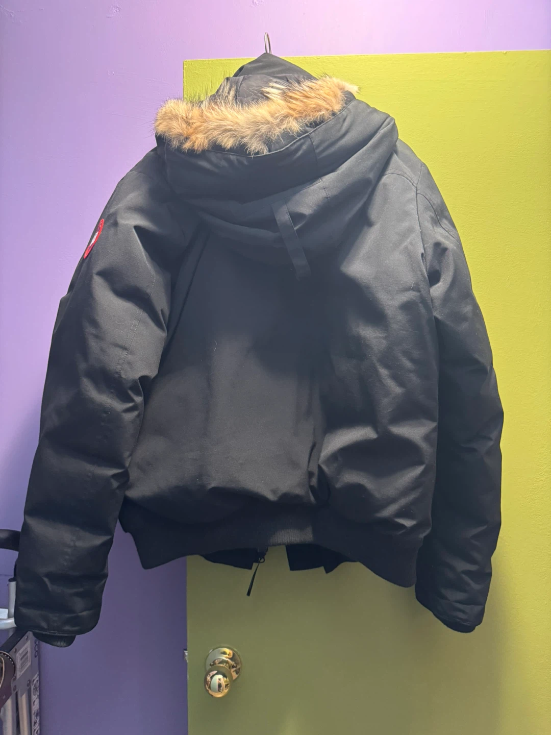 Canada Goose Black Bomber Jacket - Size L/G - photo 3