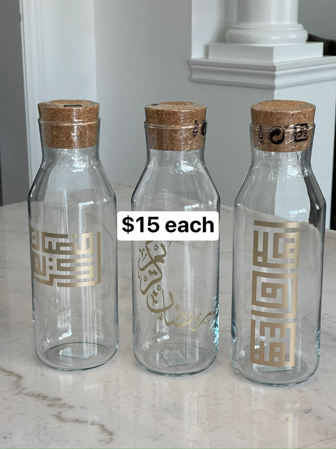 Custom made Glass Bottles