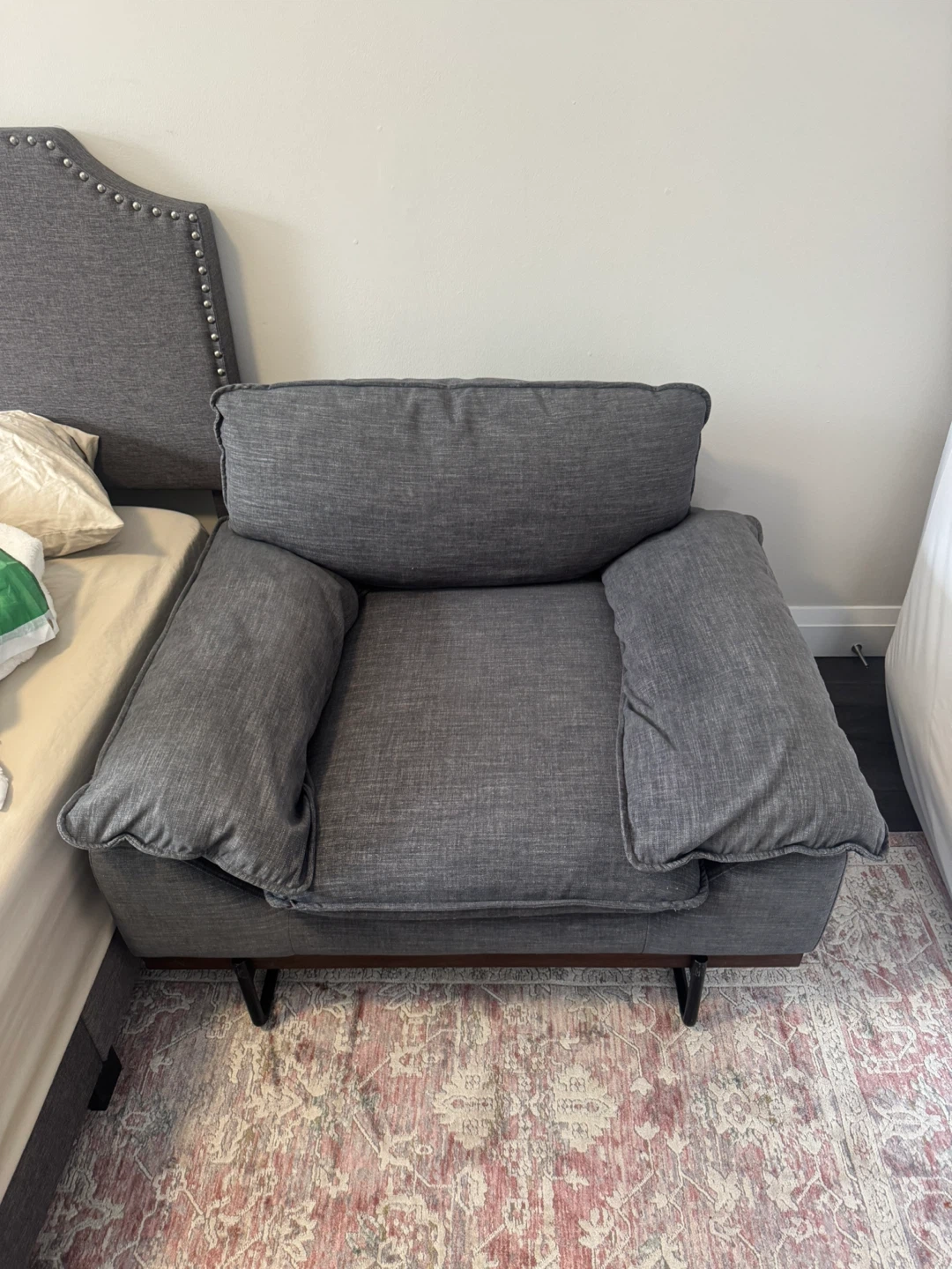 Article Grey Armchair - photo 2