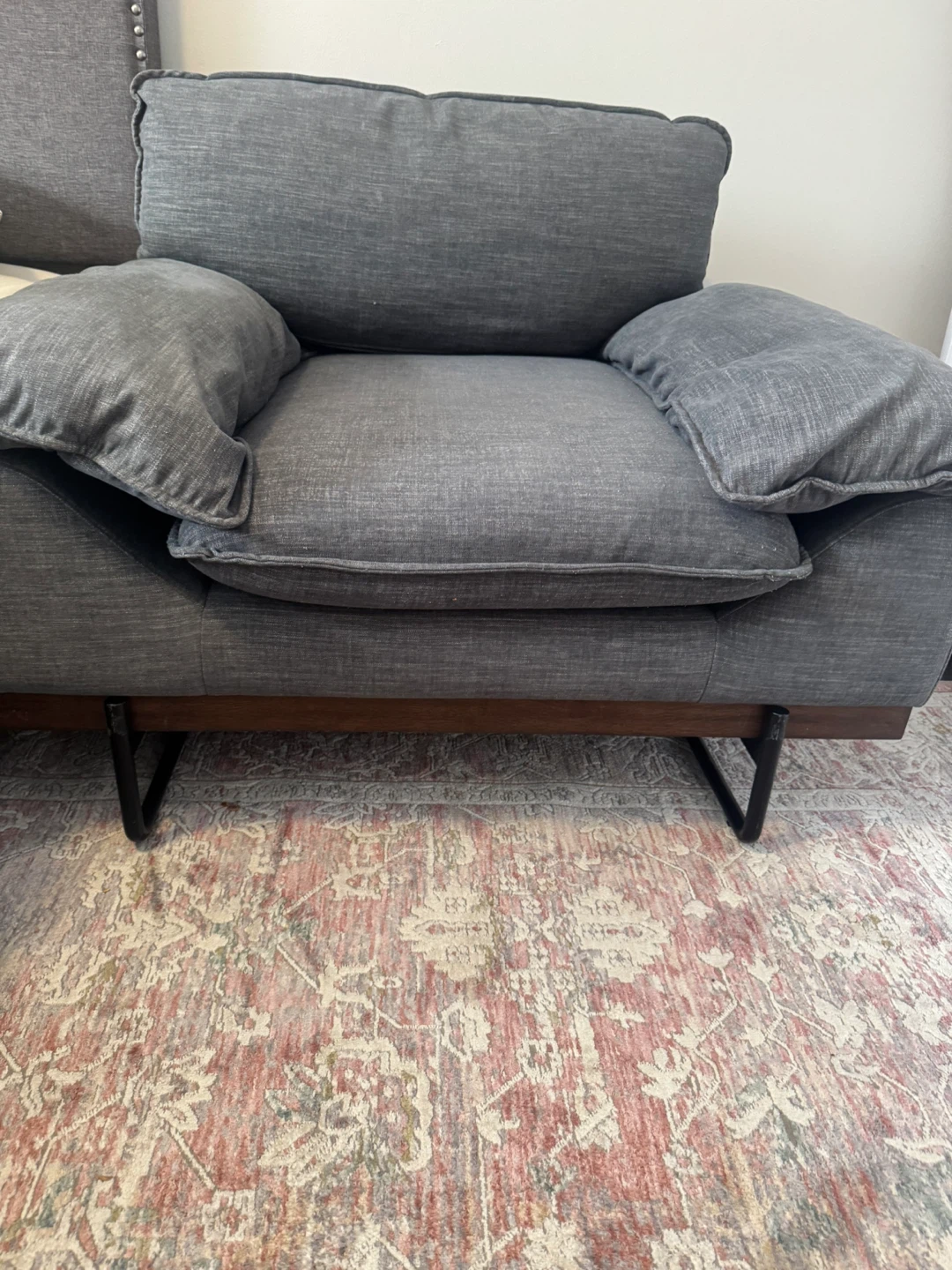 Article Grey Armchair - photo 3