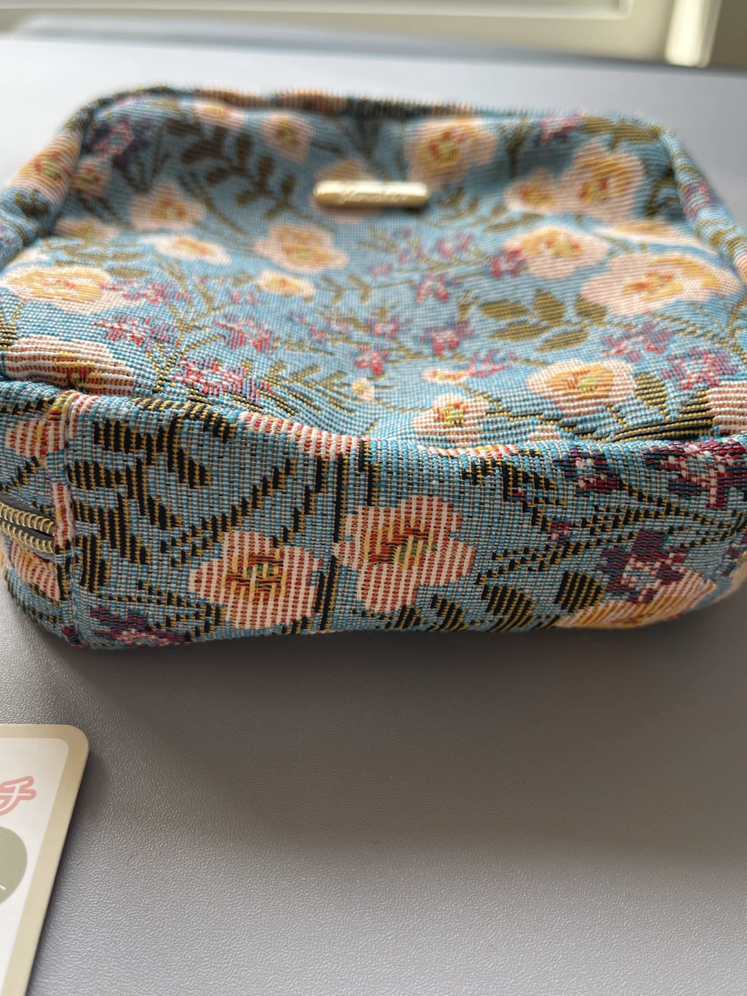 Floral Cosmetic Pouch with Tassel 🏆 - photo 4
