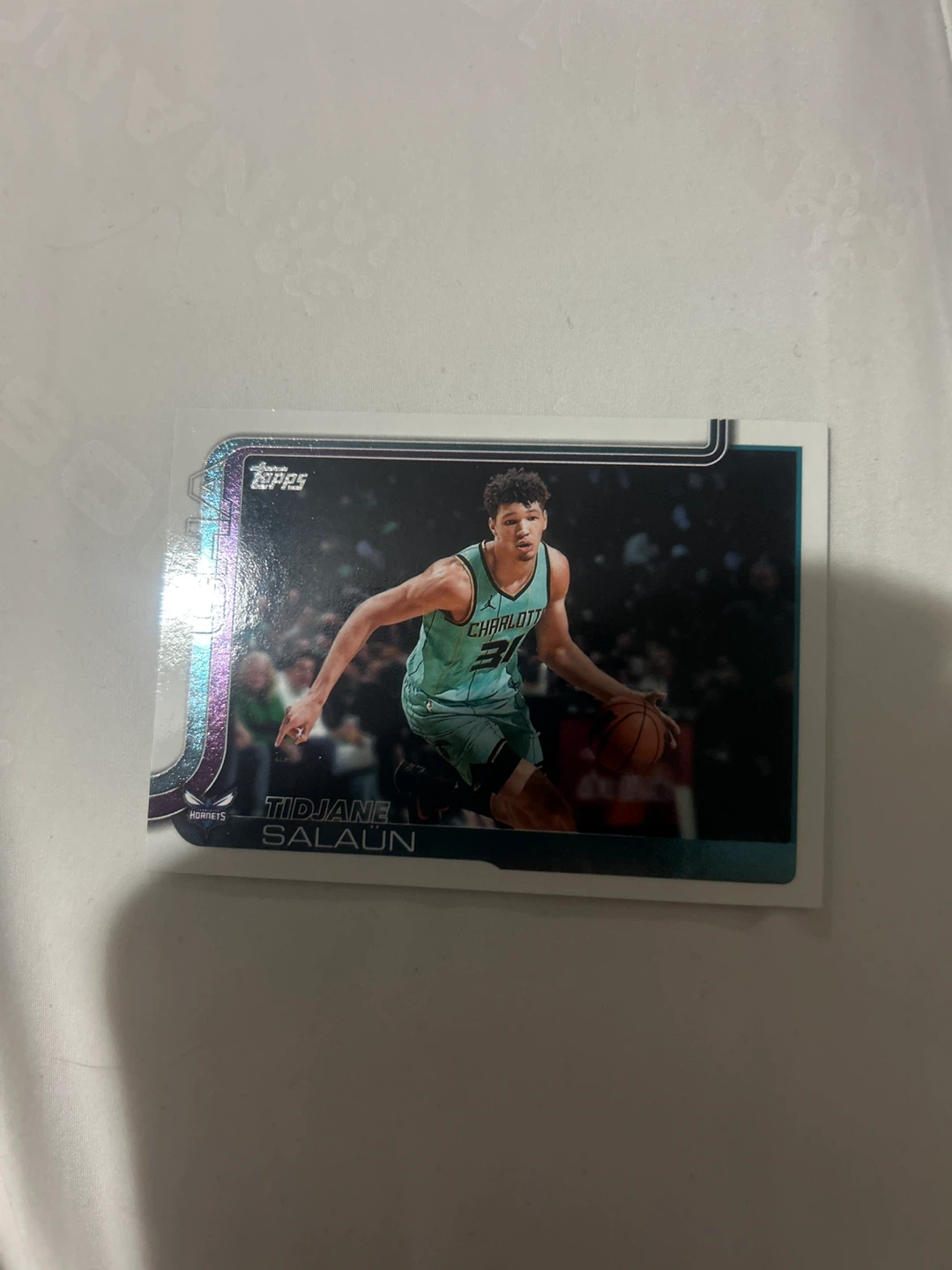 Topps 2024-25 Trading Card - Tidjane Salaun (Charlotte Hornets)