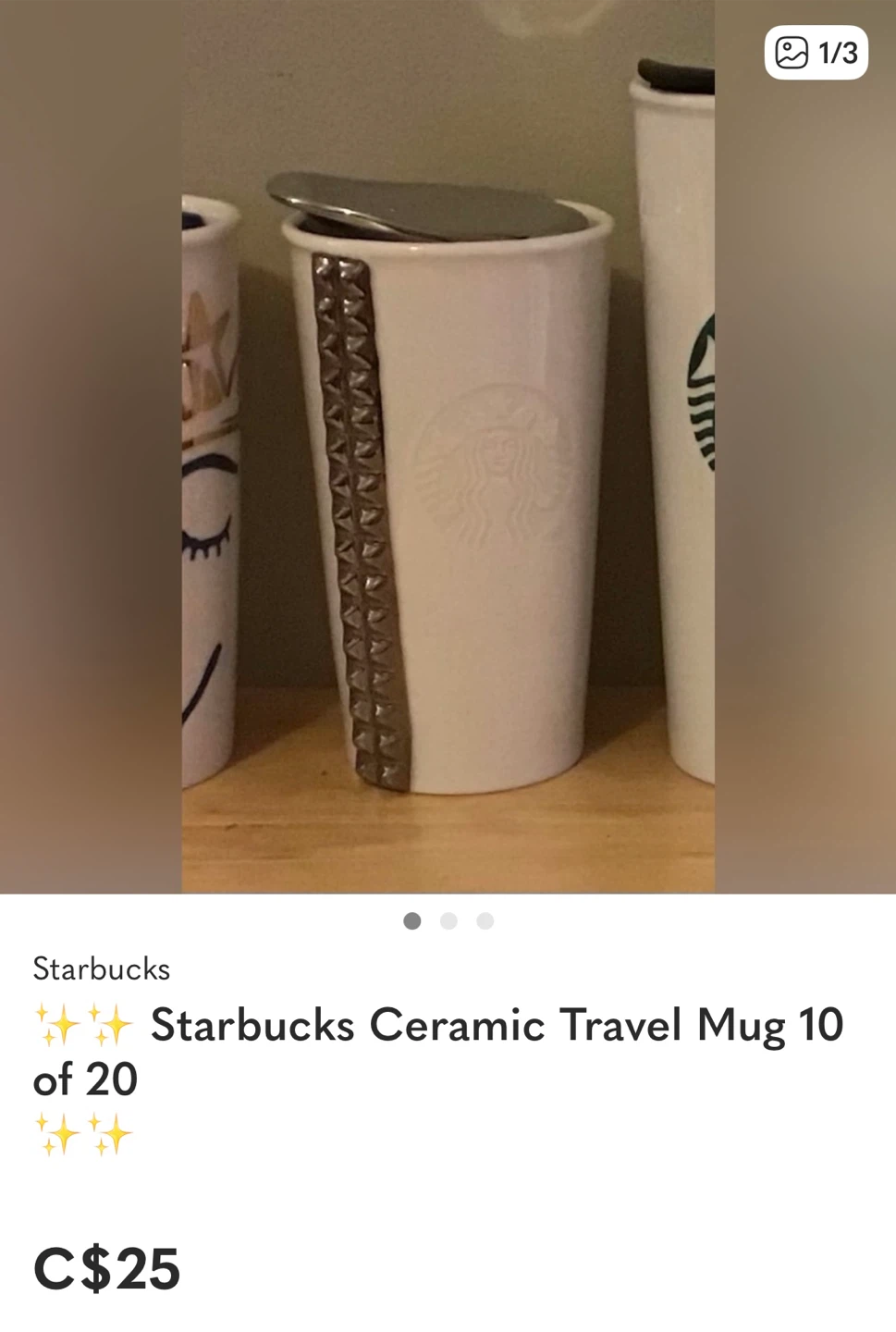 ✨✨Starbucks Ceramic Travel Mug 10 of 20 🏆