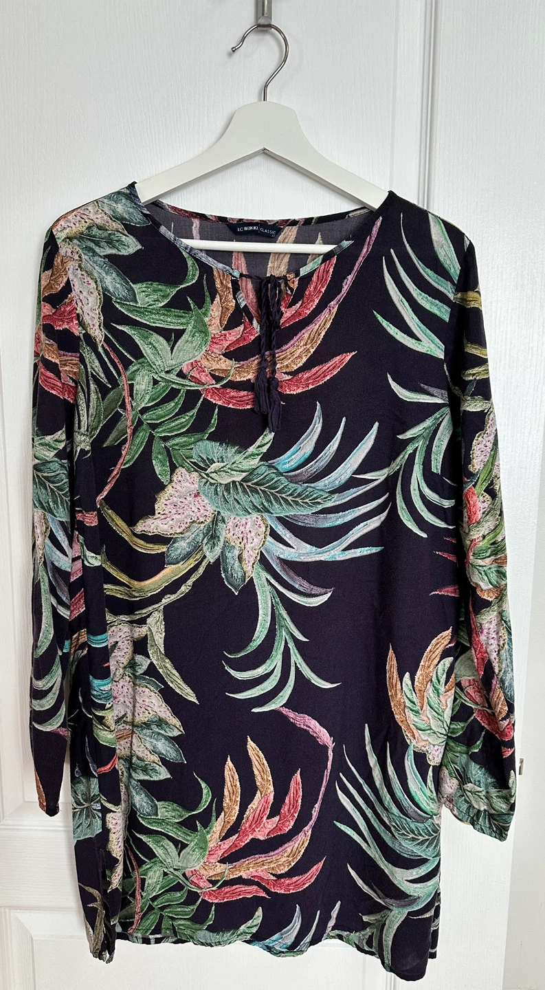 LC Waikiki Classic Women's Tunic Dress Size 44 🏆