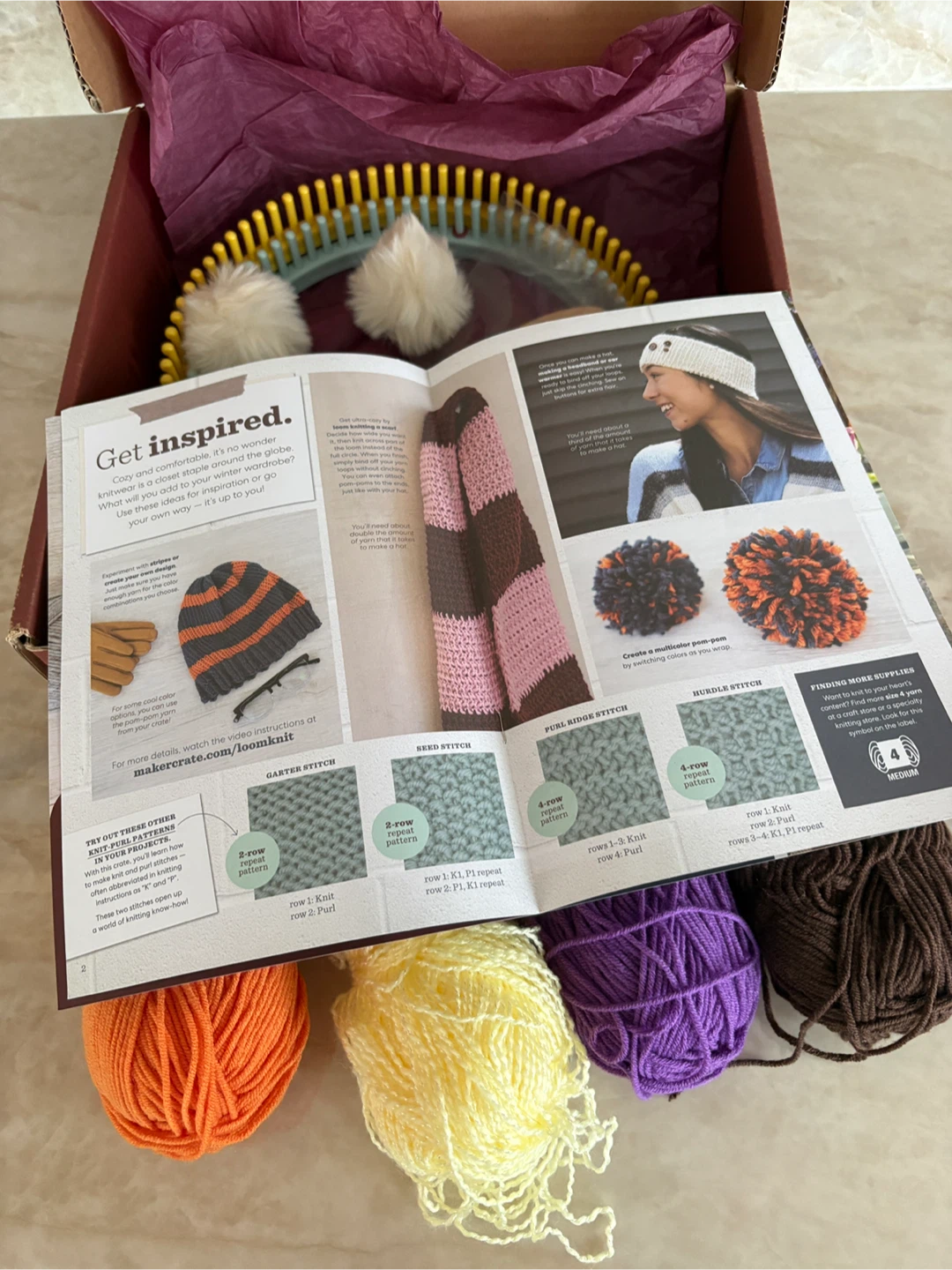 NEW Loom Kit to make Knitted Hats - photo 3