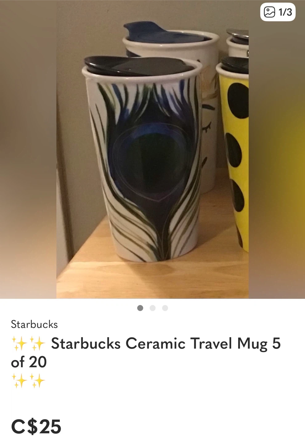 ✨✨Starbucks Ceramic Travel Mug 5 of 20 🏆