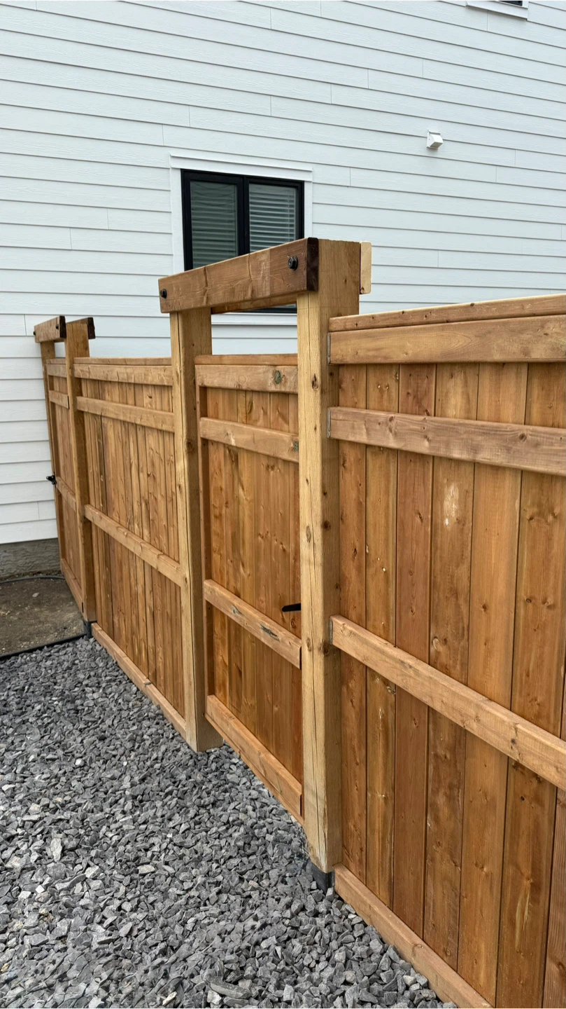 Pressure treated fence 🏆