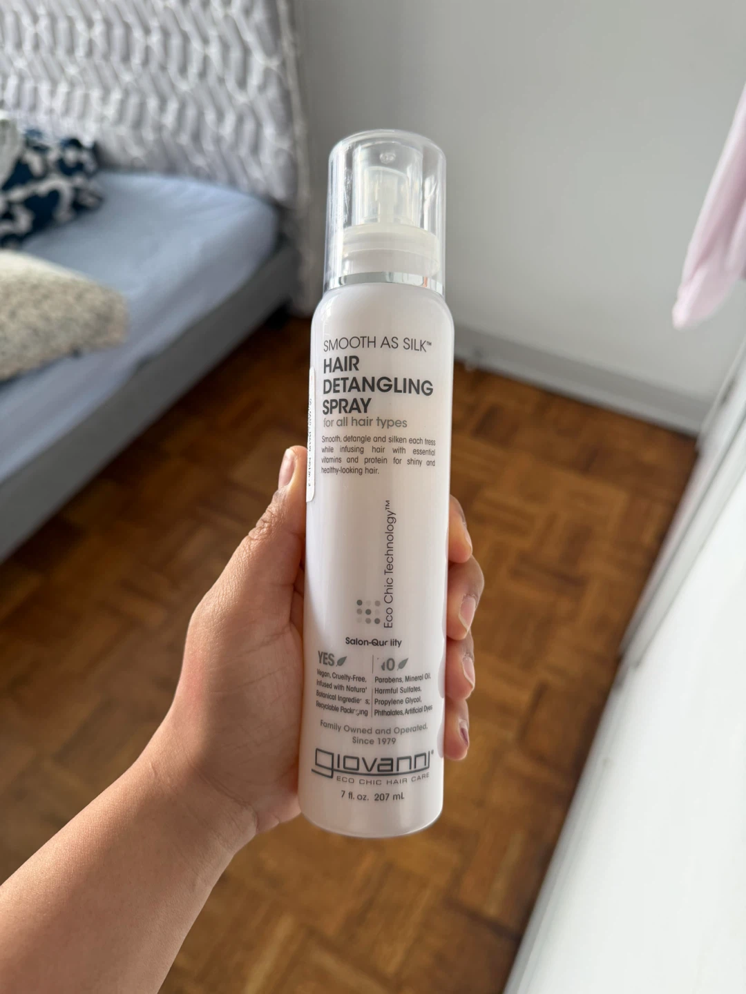 Giovanni Smooth As Silk Hair Detangling Spray 7 oz