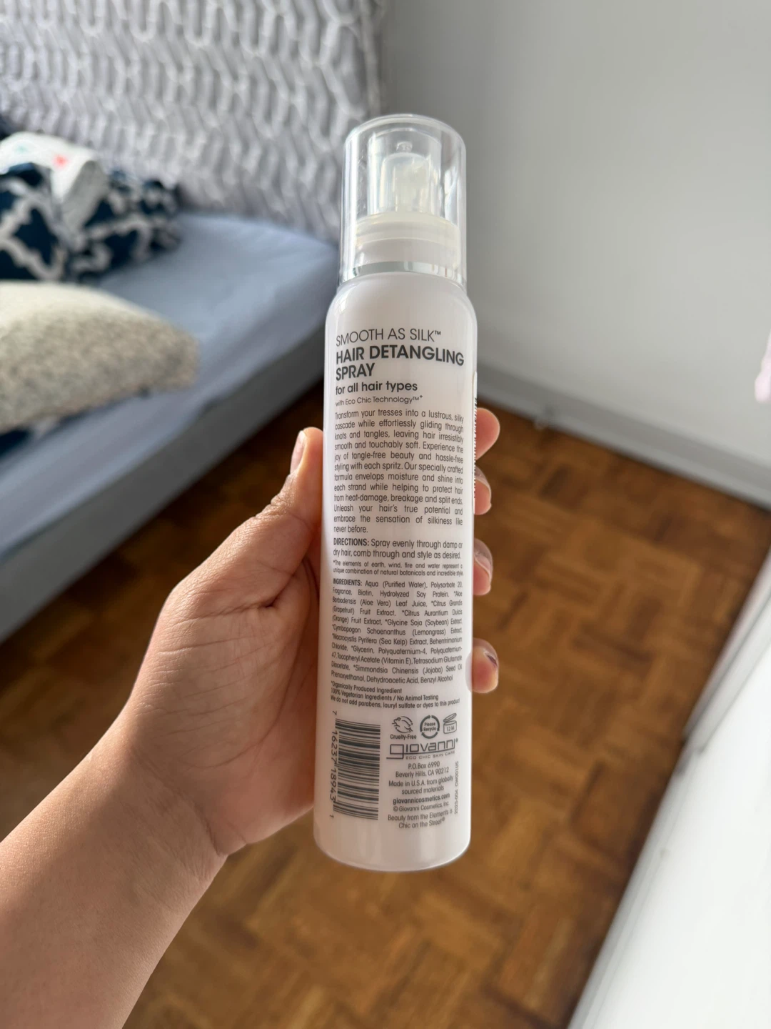 Giovanni Smooth As Silk Hair Detangling Spray 7 oz - photo 2