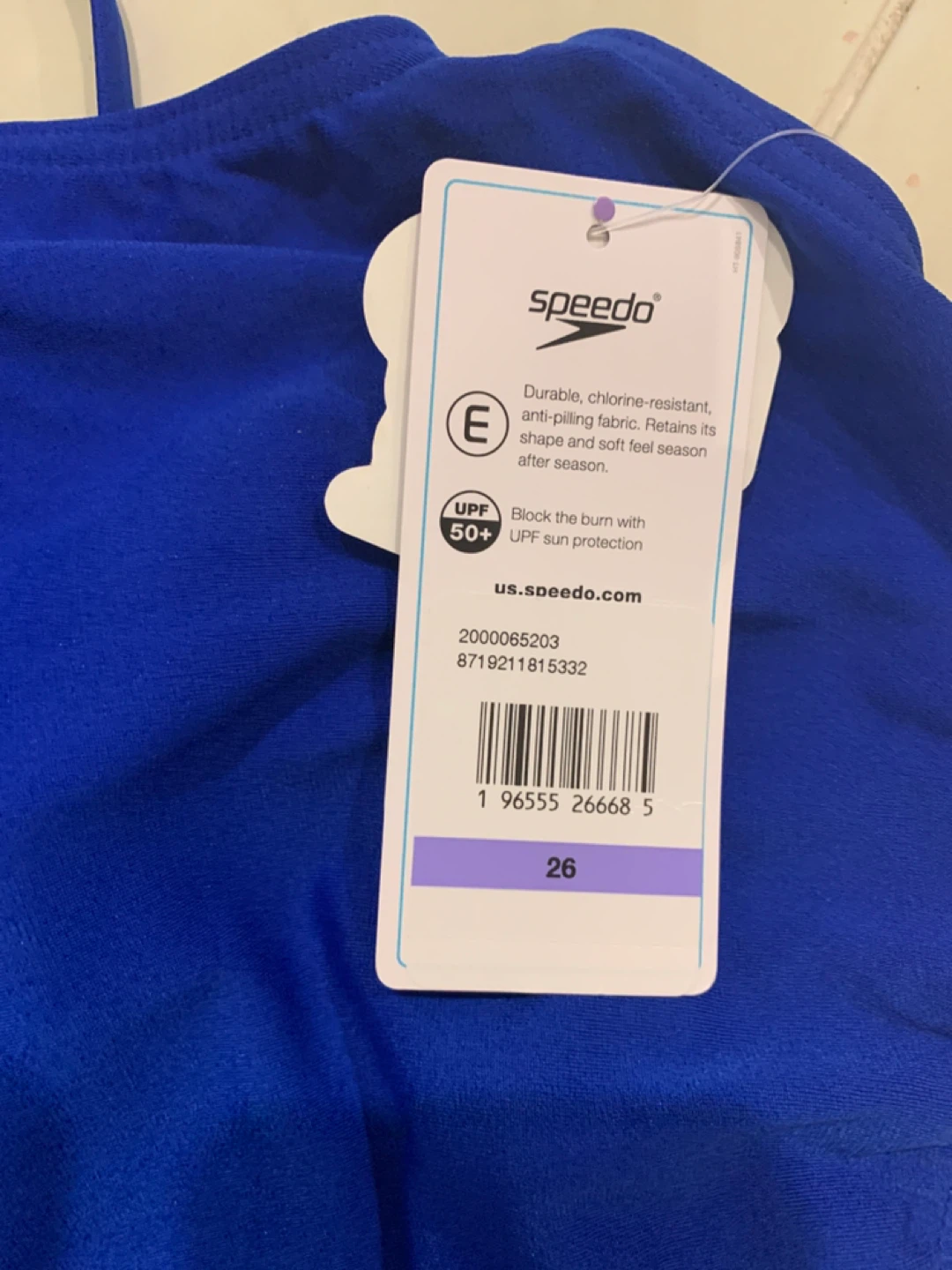Speedo Blue Competitive Swimsuit - photo 2