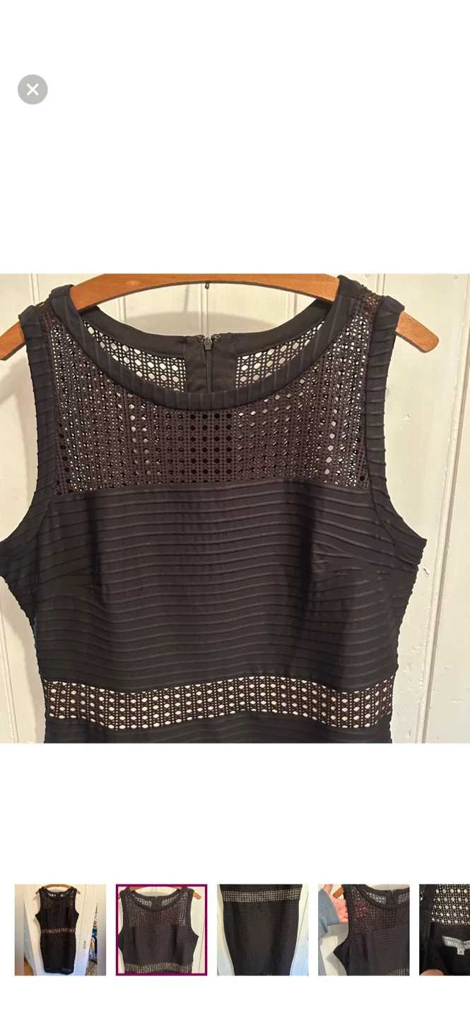 Maggy London for Melanie Lyne Black Sleeveless Dress Size 14 - photo 2