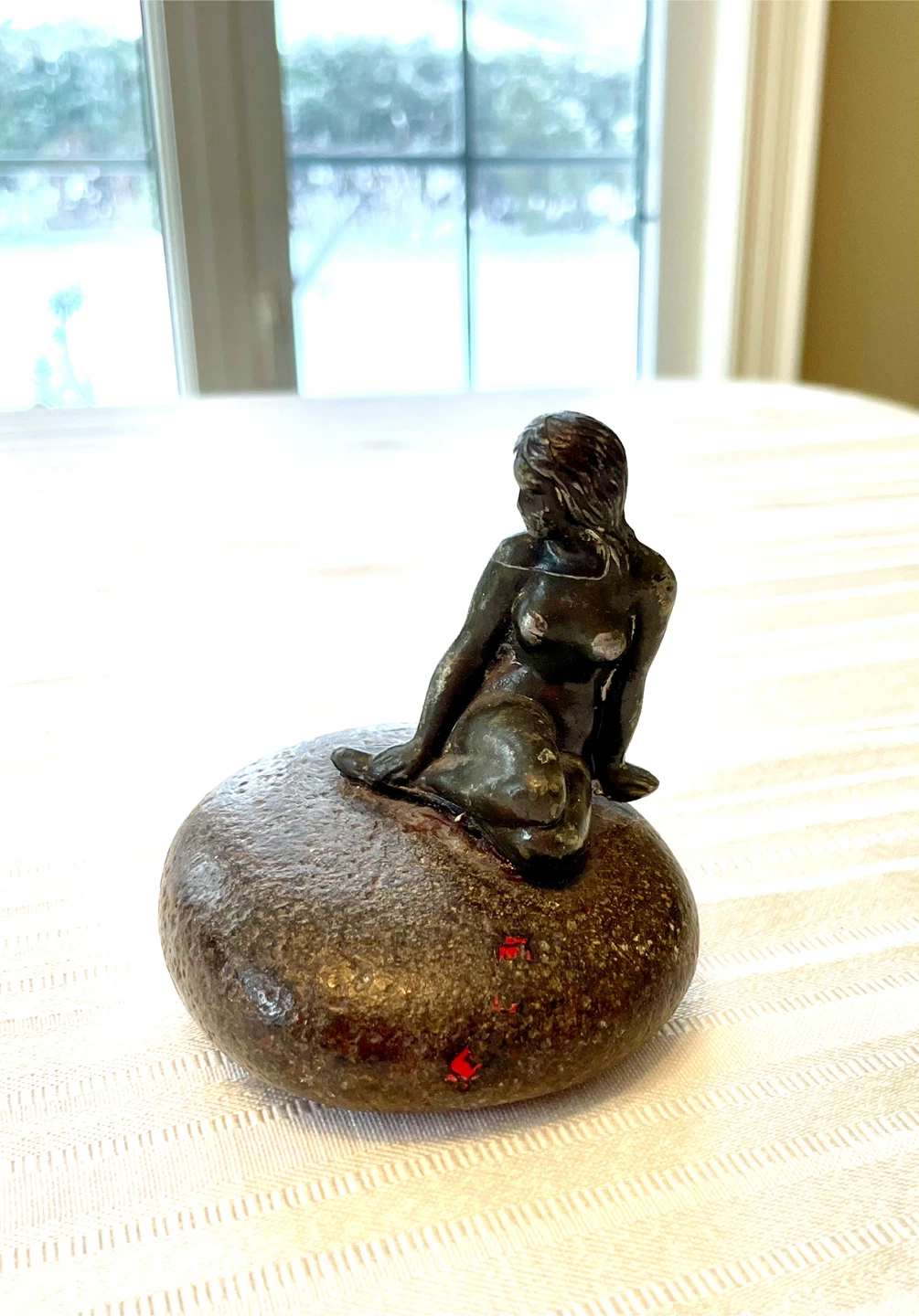 MOTHERS DAY Little Mermaid Bronze Figurine Copenhagen Denmark