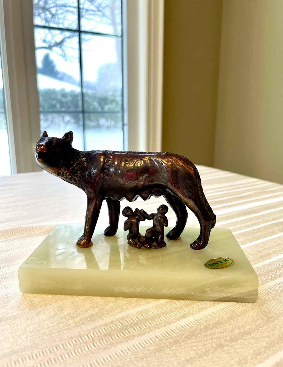 FATHER’S DAY Bronze Capitoline Wolf Figurine Copenhagen Denmark