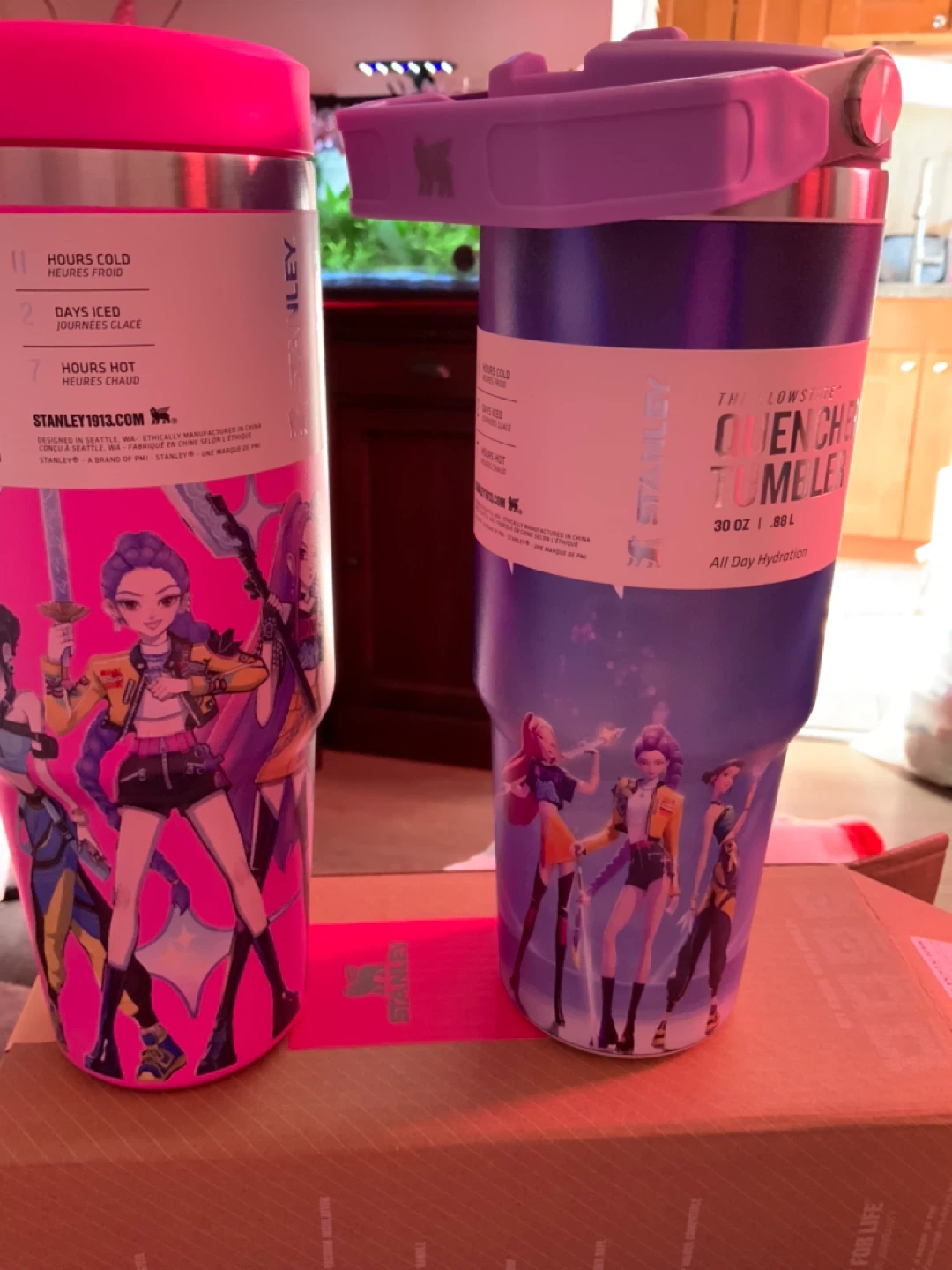 Stanley Tumbler 30oz - pink and purple - photo 5