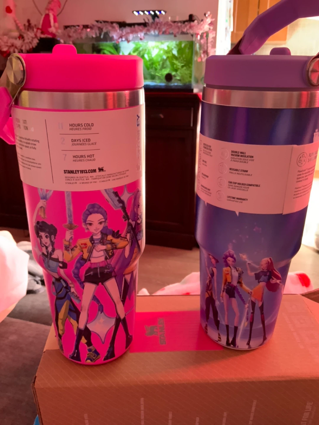 Stanley Tumbler 30oz - pink and purple - photo 3
