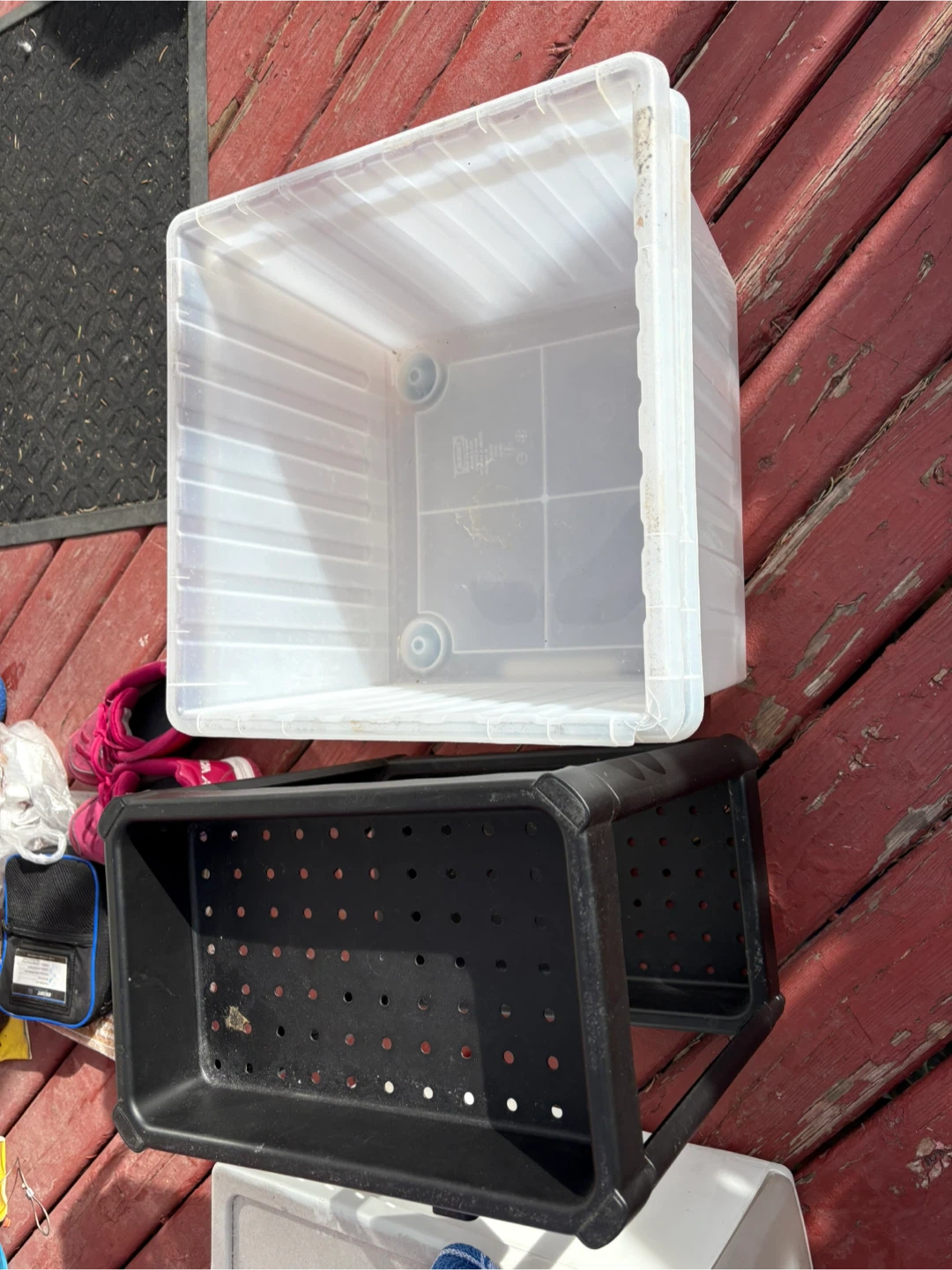 Clear Plastic Storage Bins (2) - photo 4
