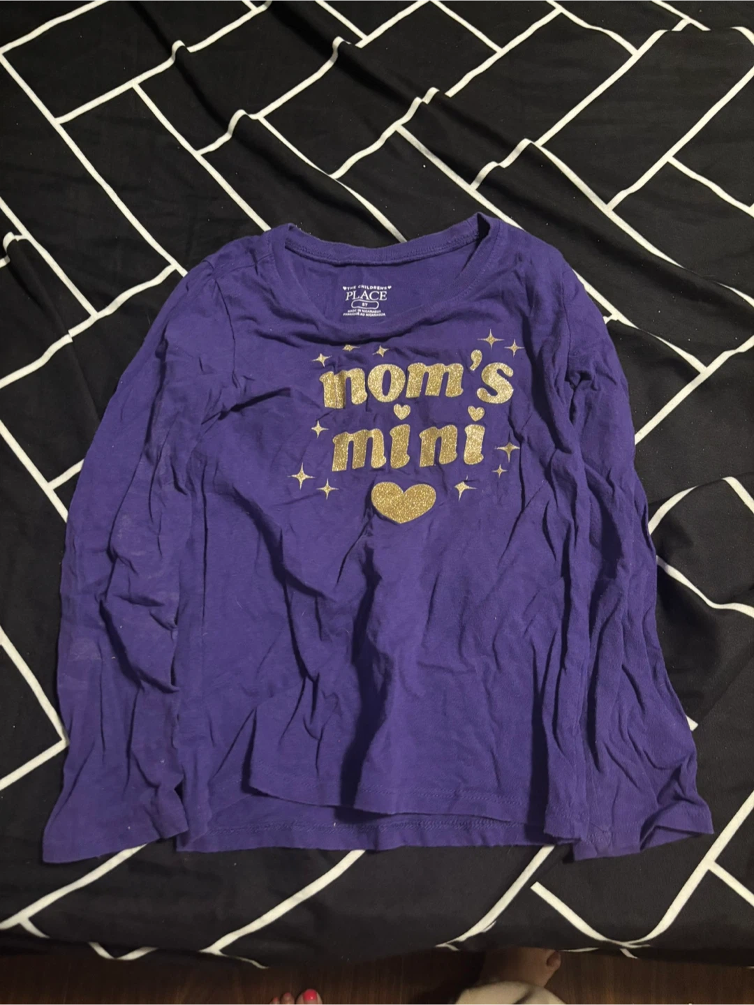Purple "Mom's Mini" Long Sleeve Shirt - Size 5T
