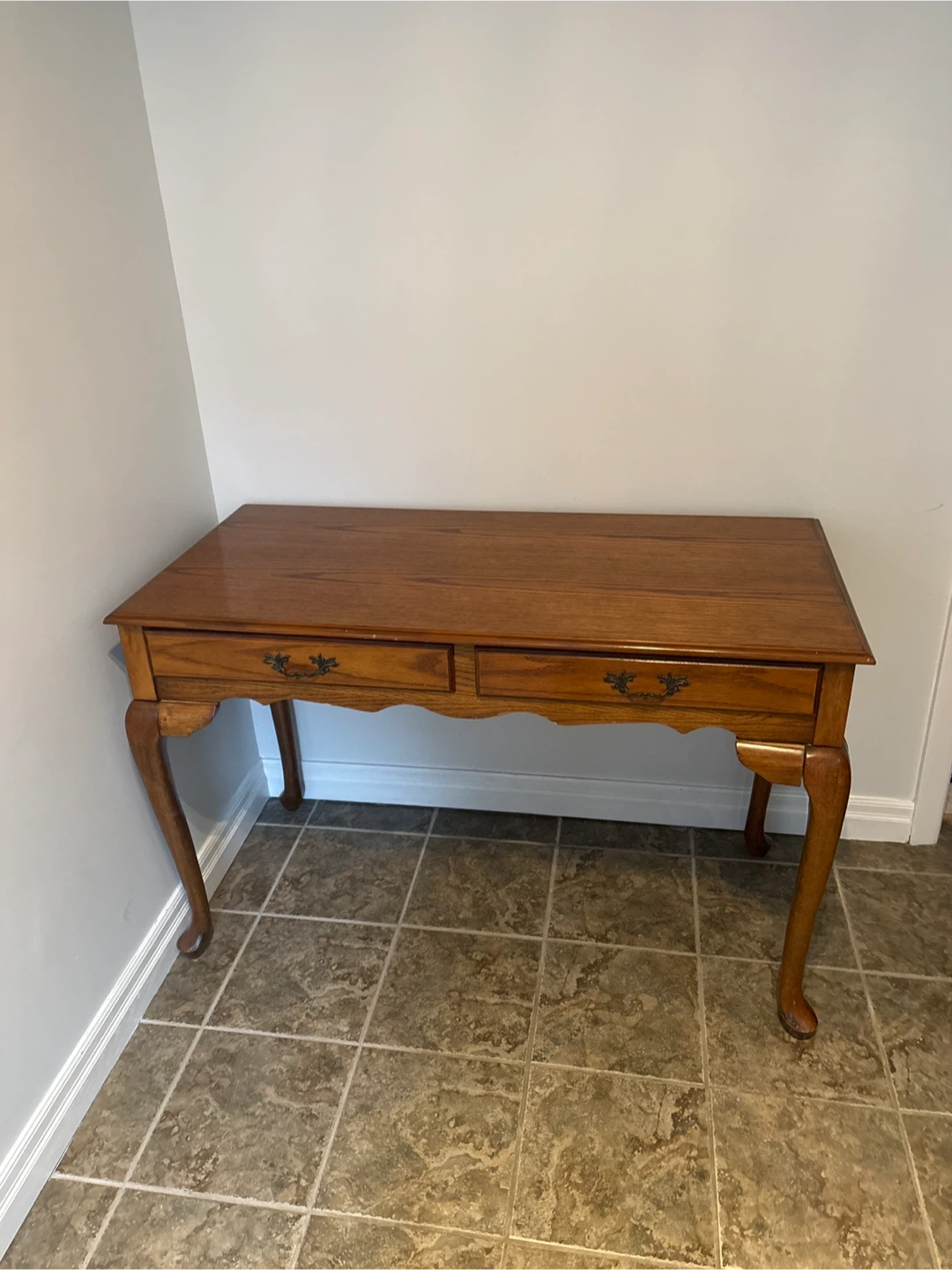 Wooden Console Table with Drawers