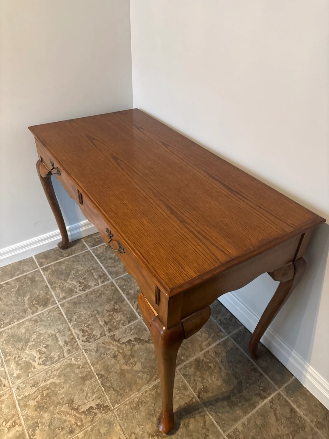 Wooden Console Table with Drawers - photo 2