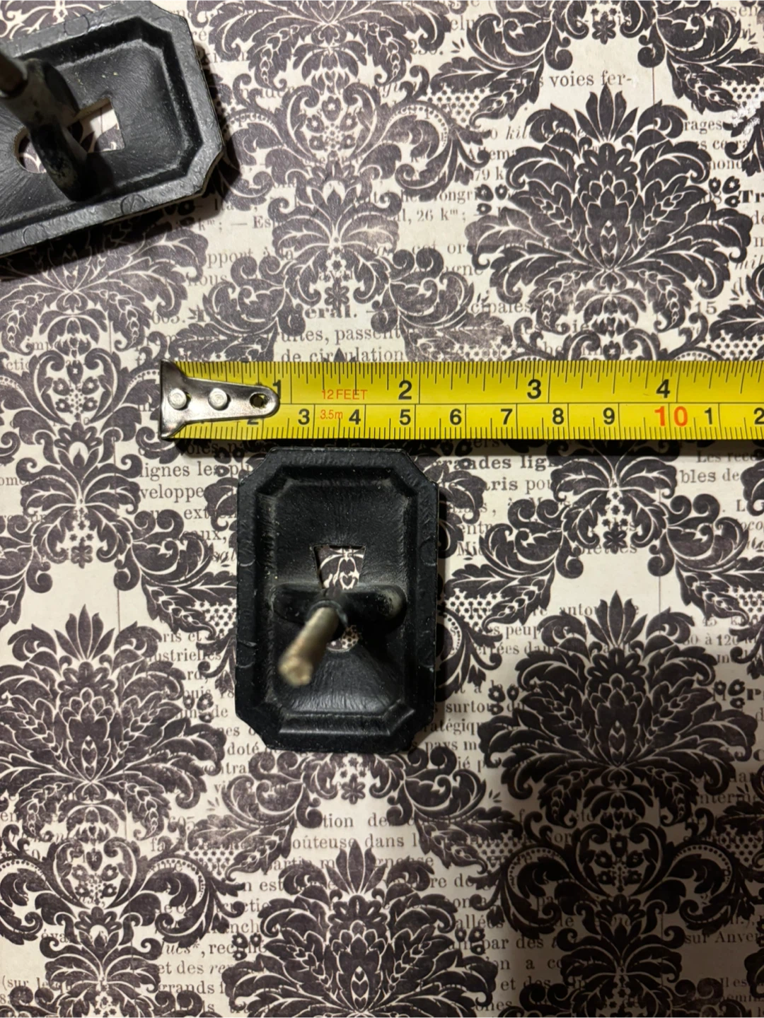 🏆 2 Vintage Ornate Keyhole Escutcheon Hardware - photo 3