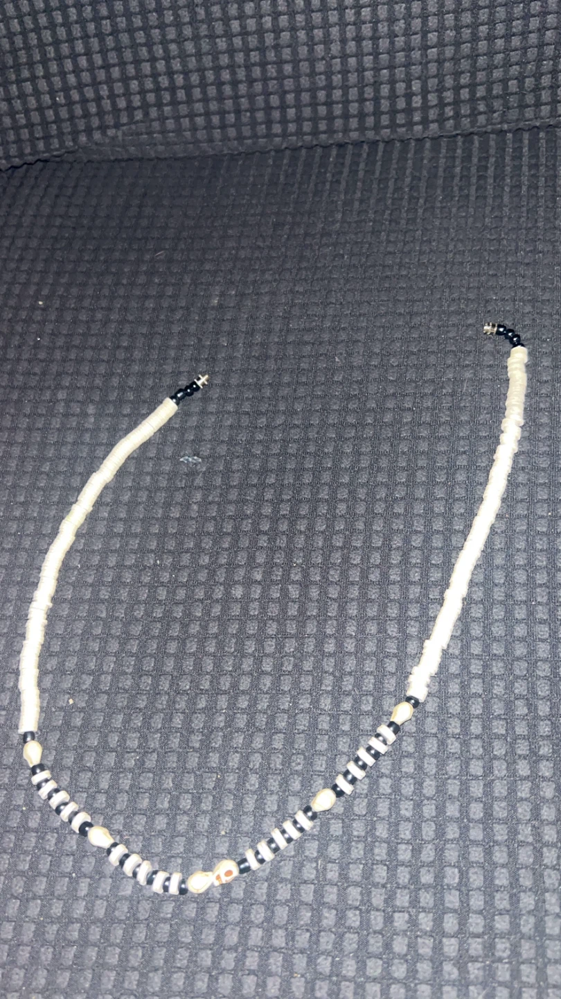 Beaded Necklace with skulls - photo 2