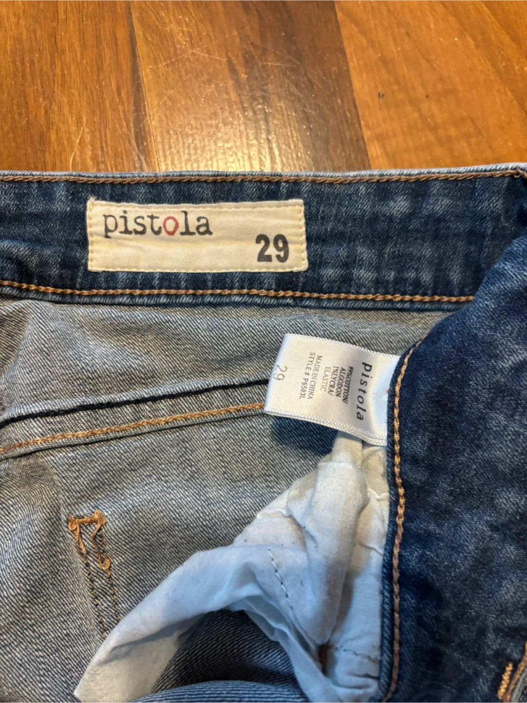 Pistola 🏆Women's Jeans Size 29 Distressed Skinny Fit - photo 2