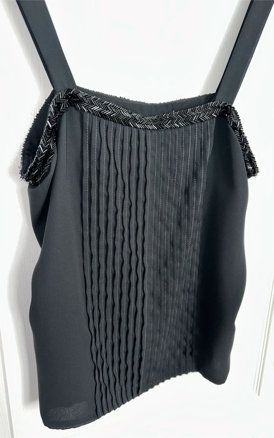 Black Beaded Camisole Top 🏆 - photo 3