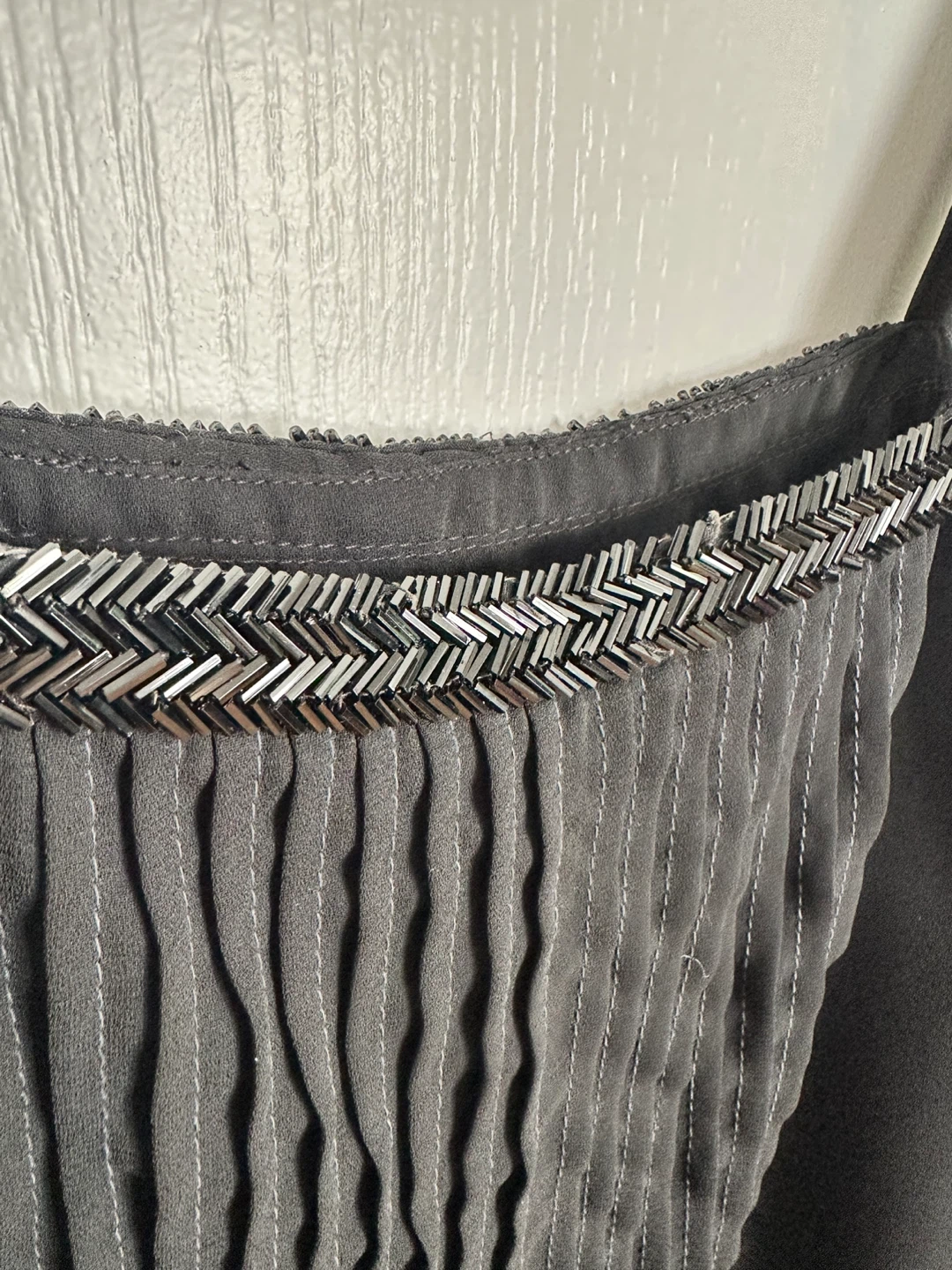 Black Beaded Camisole Top 🏆 - photo 4