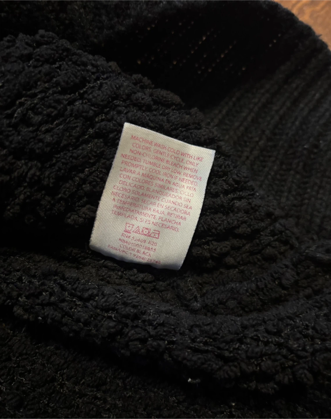 🏆 Black Fuzzy Hoodie - XL/XXL (15-17) - photo 4