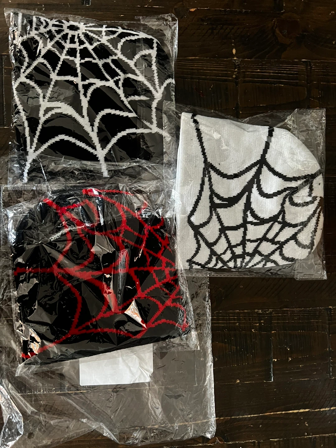 Spiderweb Knit Beanies - 3 Pack - photo 2