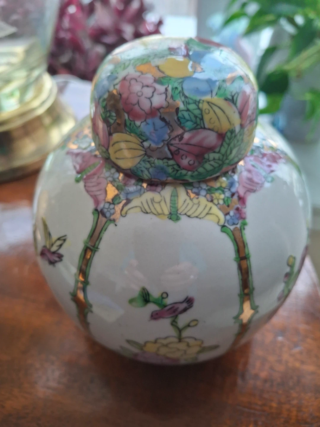 Decorative ginger jar