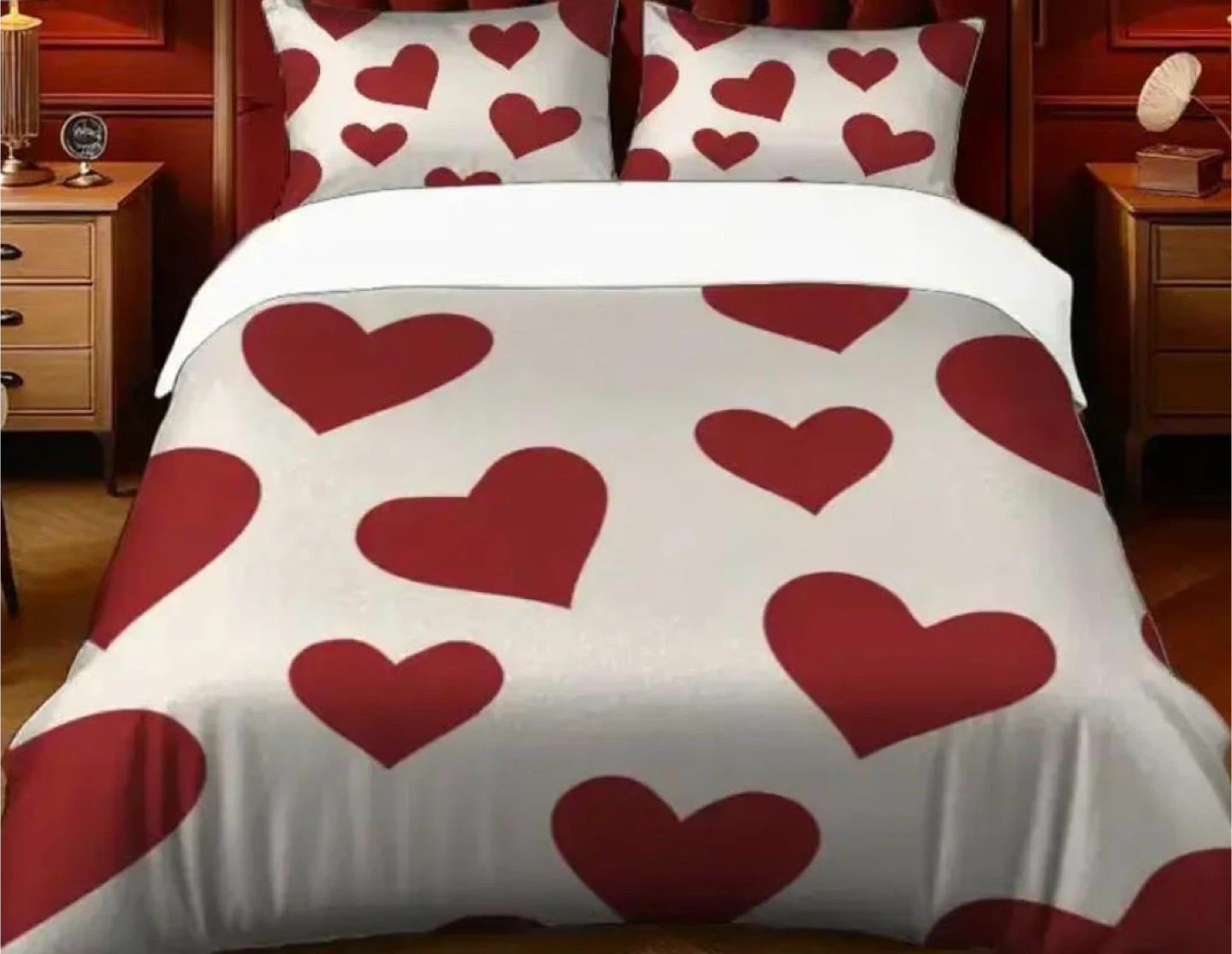 Heart Pattern Duvet Cover Set- Valentines special