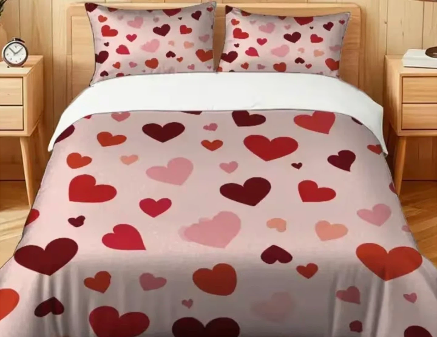 Heart Pattern Duvet Cover Set- Valentines special - photo 5