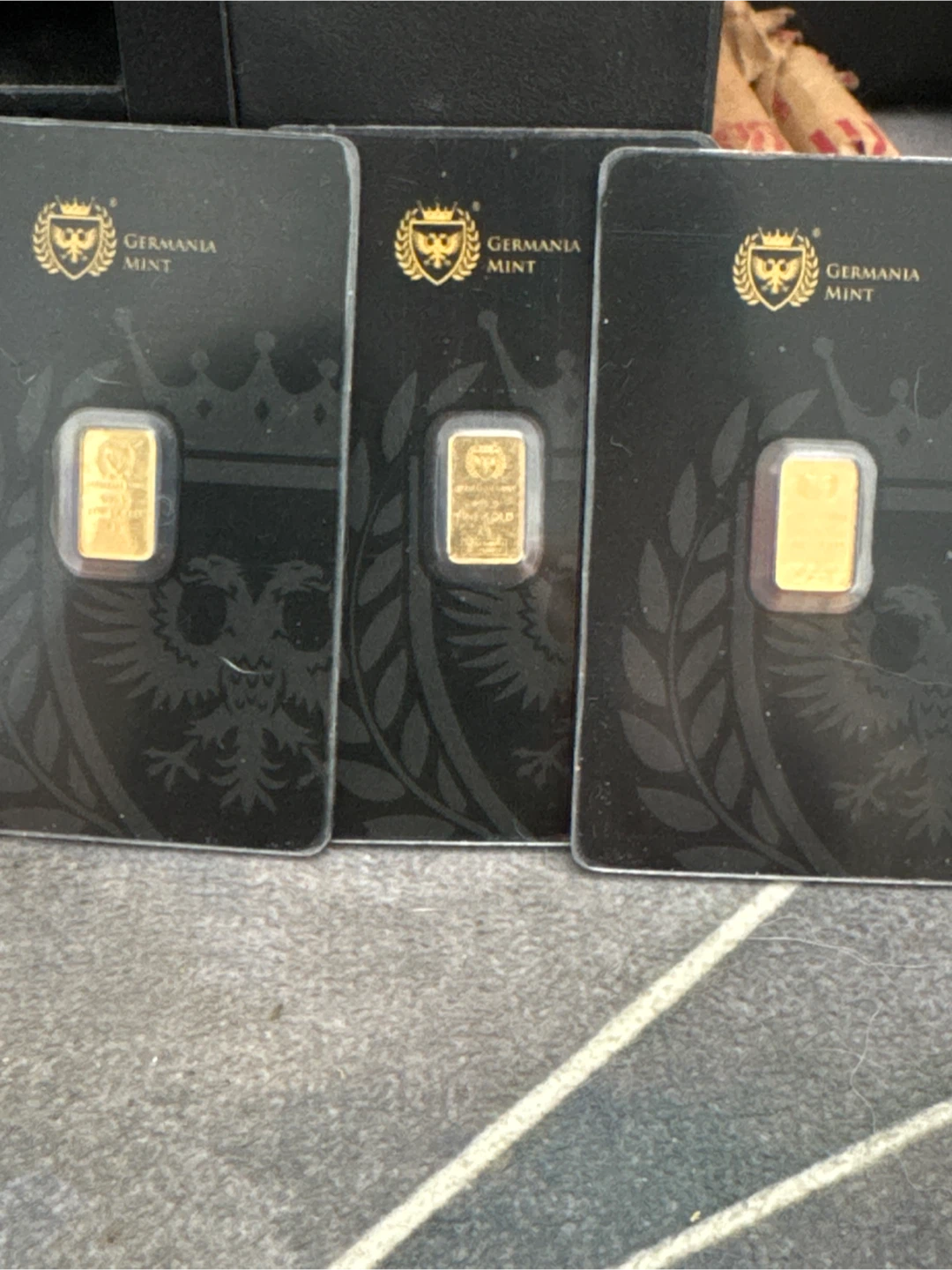 Germania Mint gold bar .9999 Fine Au 1g🏆