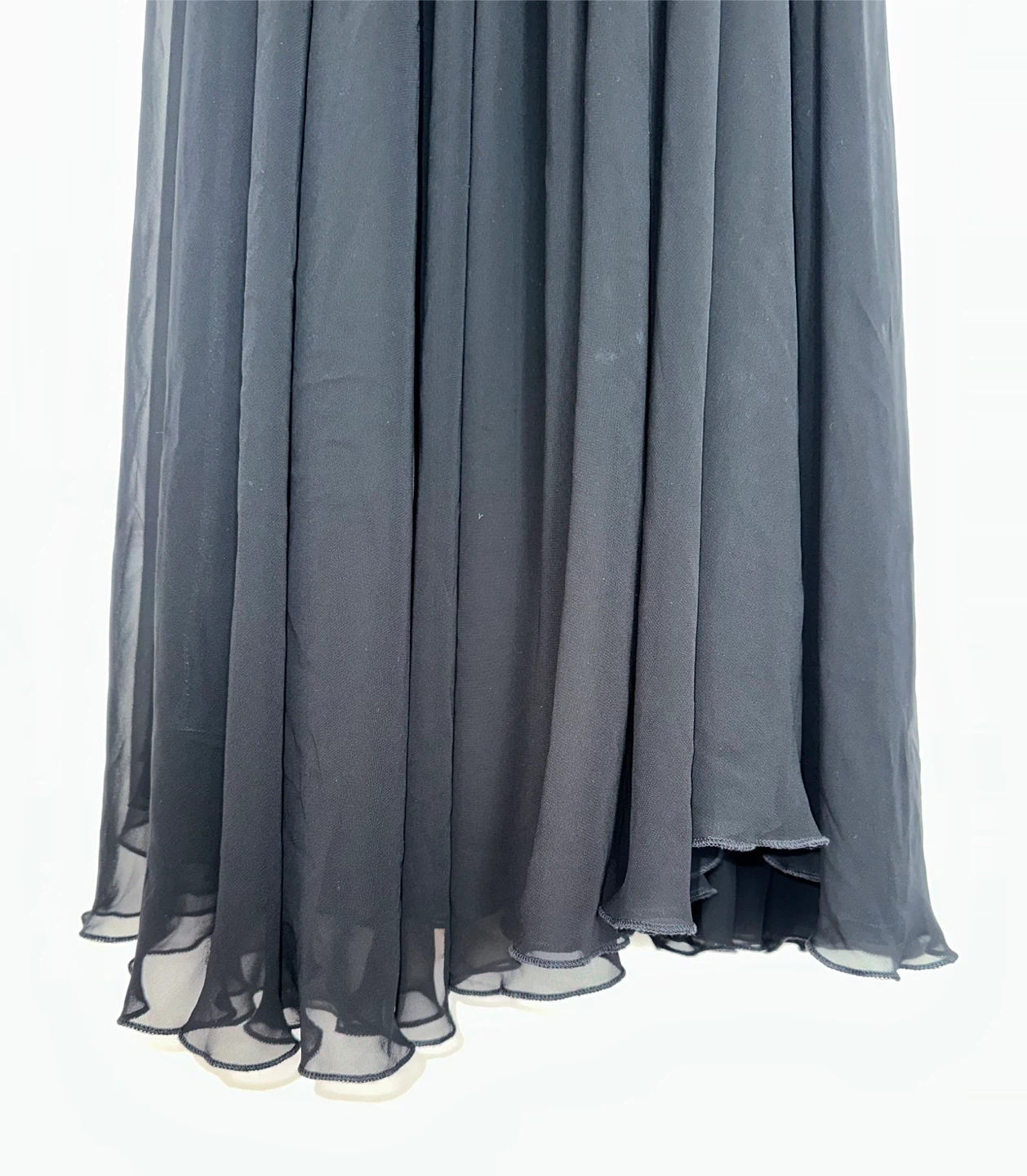 Radar Black Chiffon Maxi Skirt 🏆 - photo 3