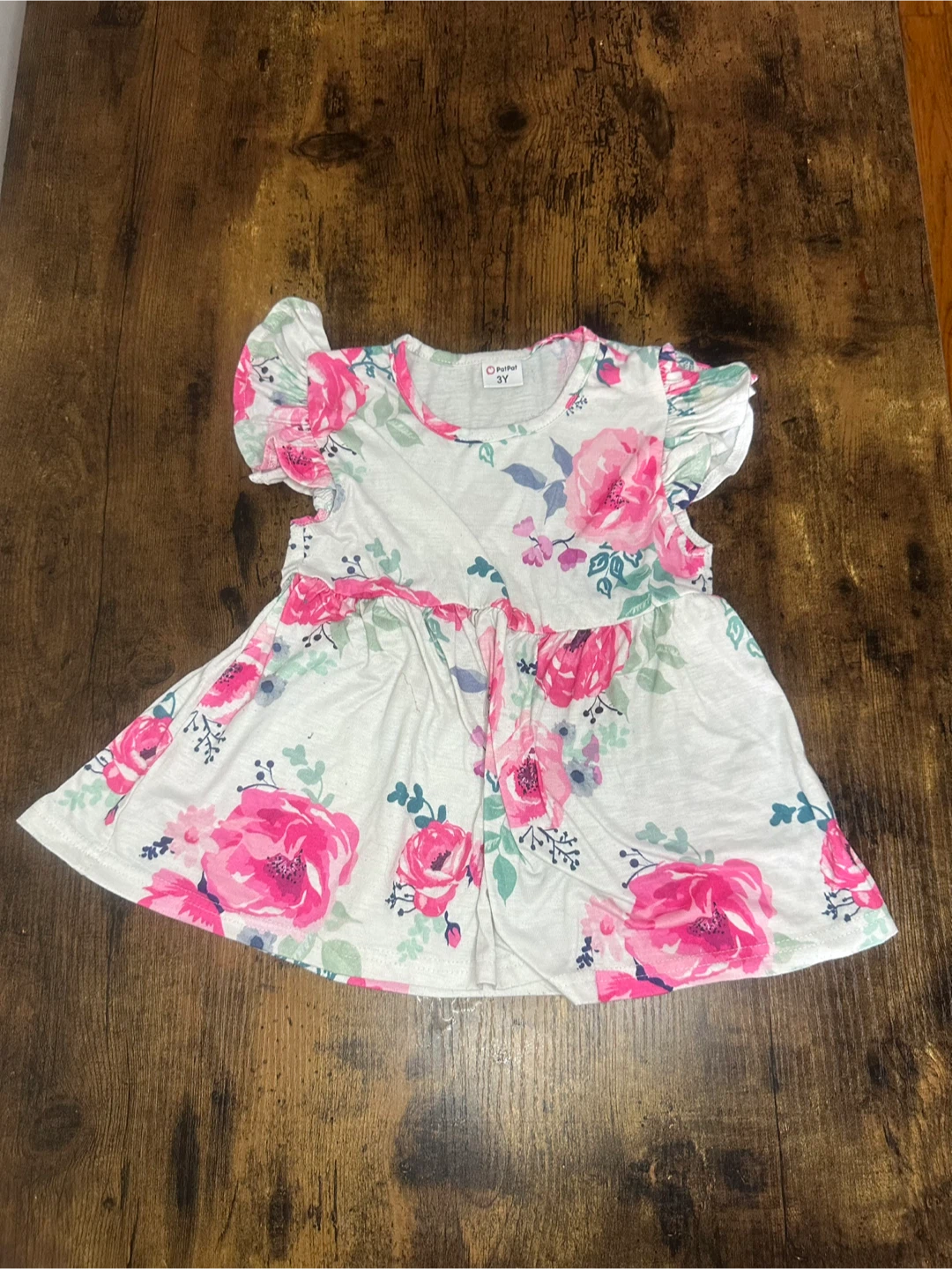 Girls Floral Dress Size 3Y