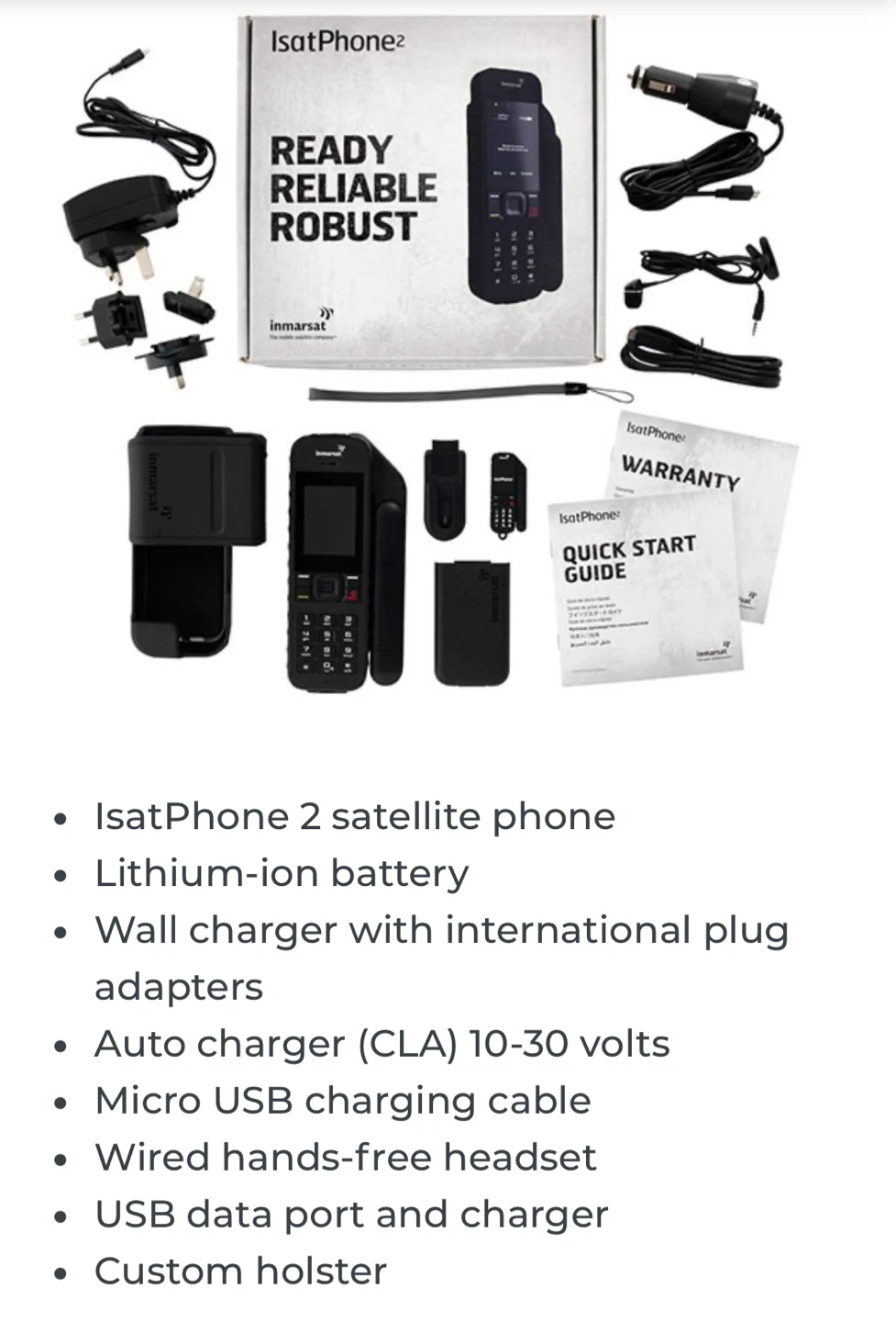 Inmarsat IsatPhone 2 Satellite Phone - photo 3