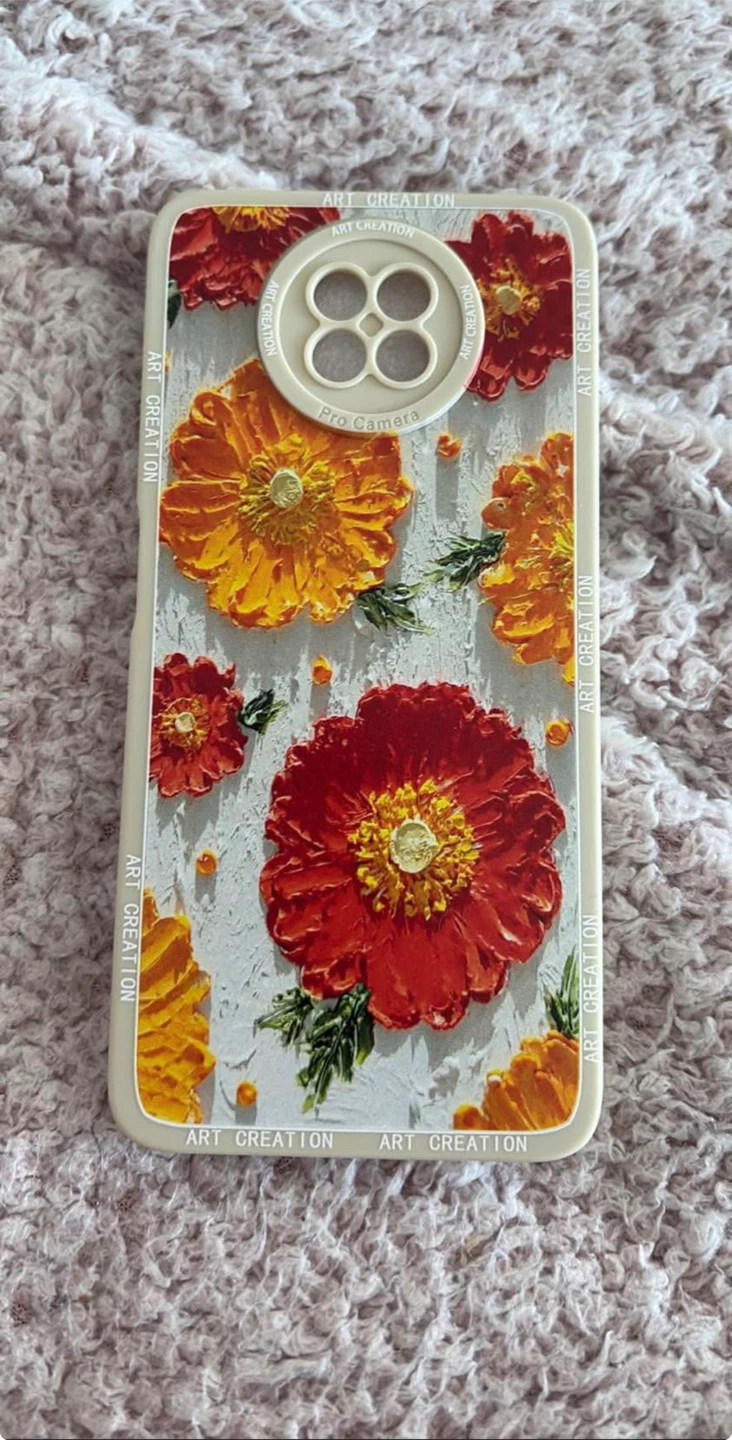 ART CREATION Phone Case with Floral Design