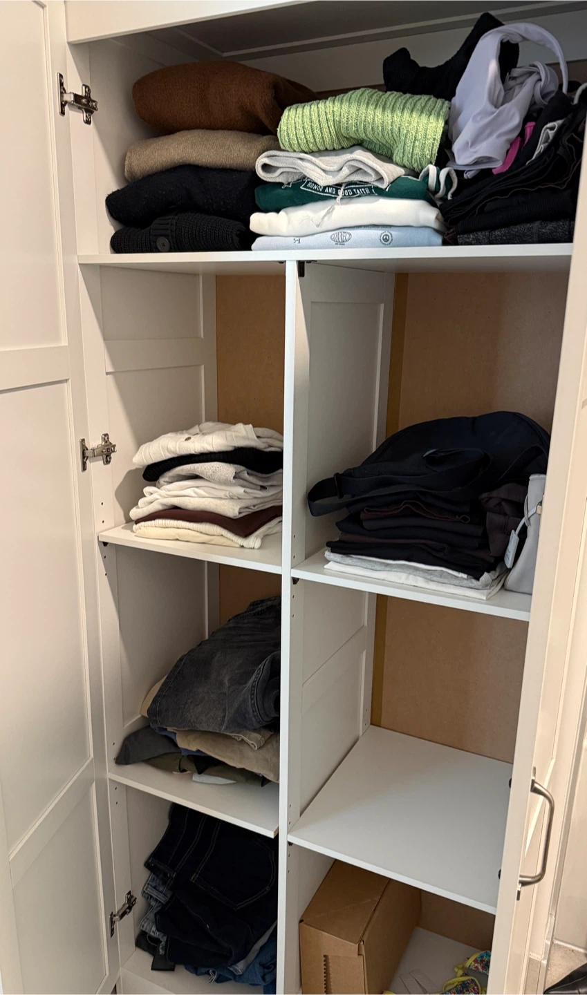 White Double Door Storage Cabinet - photo 3